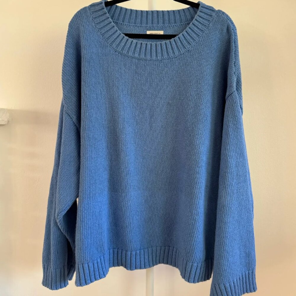 James Street Co.  Blake sweater, Santorini blue